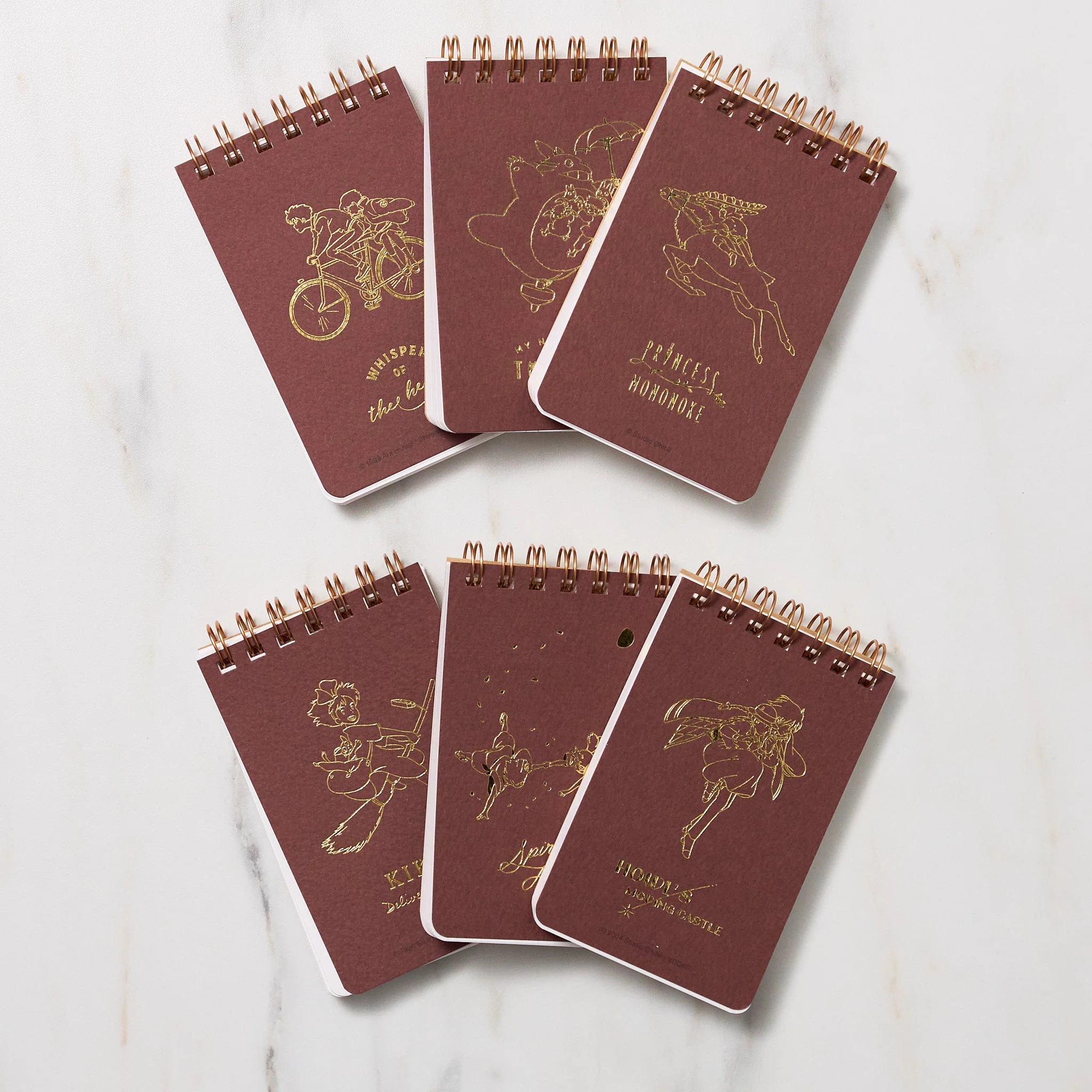 Studio Ghibli Foil Mini Ring Notebook / Movic - Image 9
