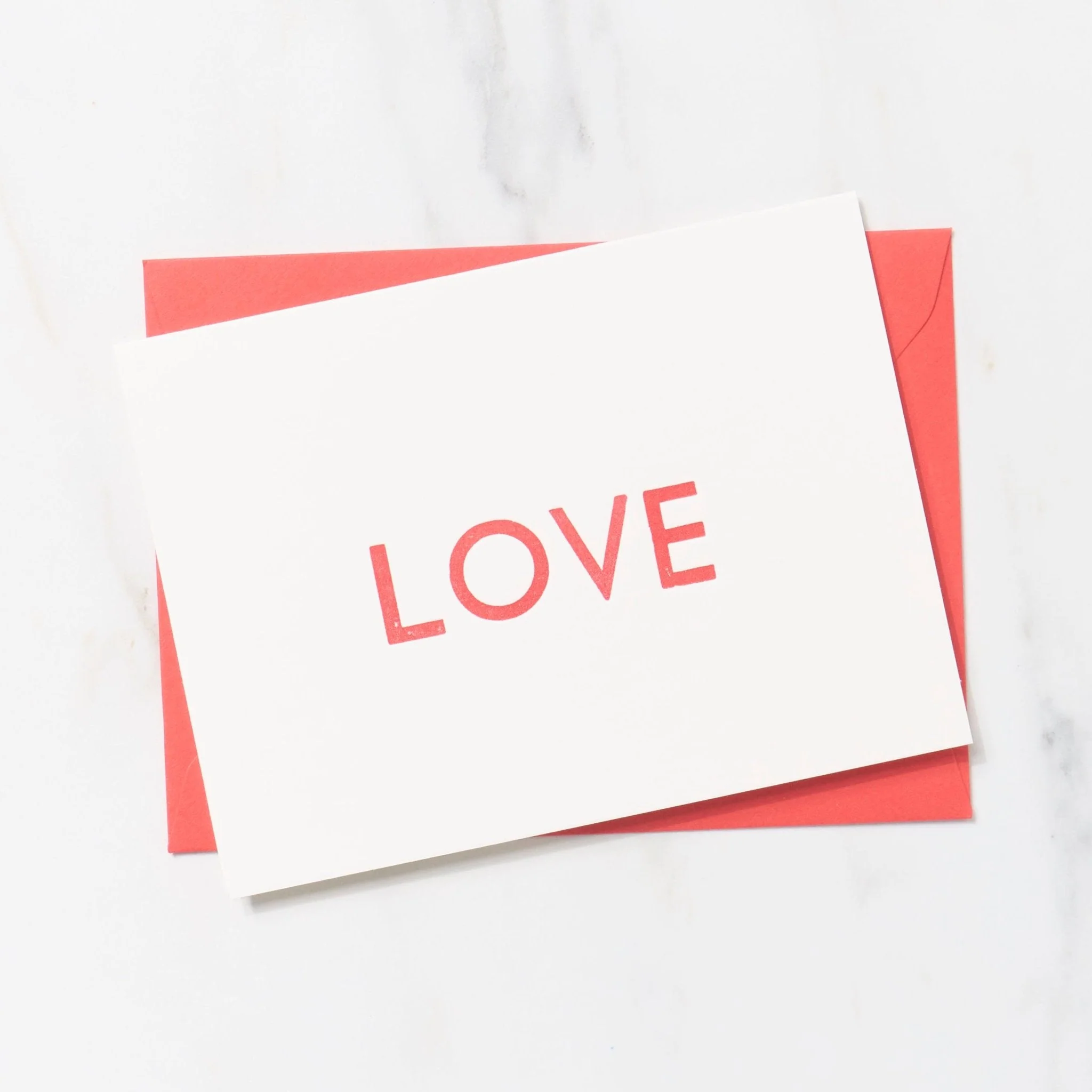 Gill Sans 1 Word Greeting Cards / Letterpress Letters - Image 8