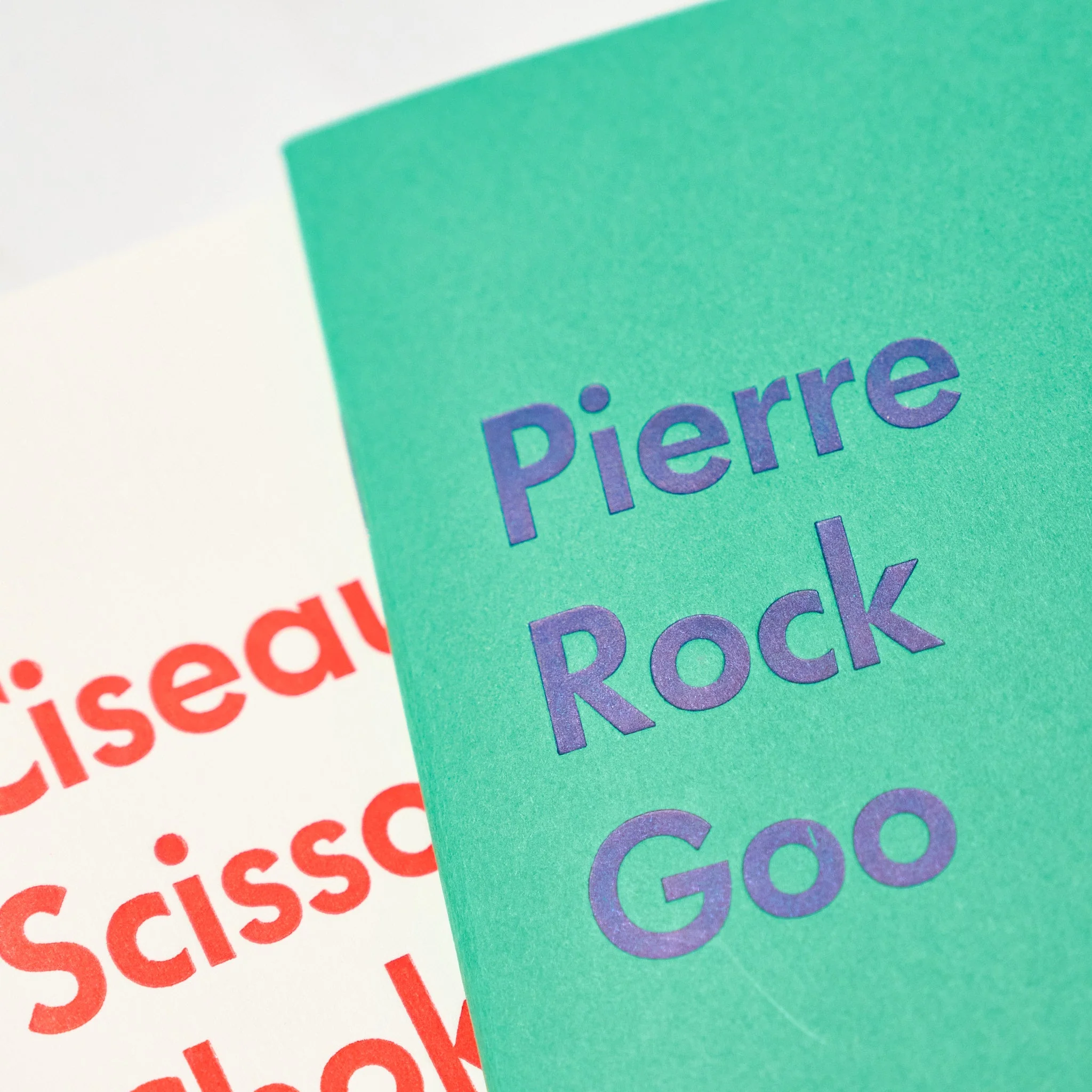Goo Choki Paa 3 Notebook Set - Analogical / Letterpress Letters - Image 5
