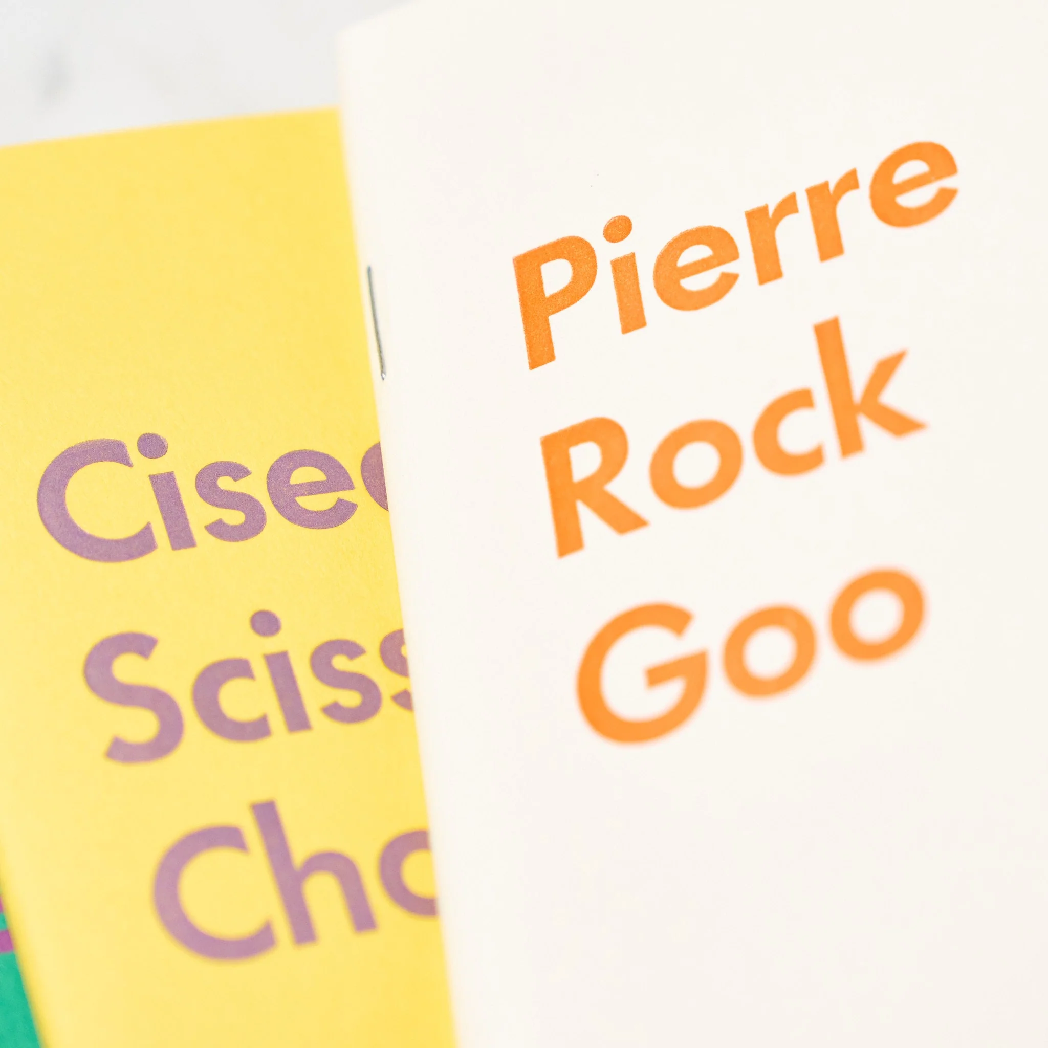 Goo Choki Paa 3 Notebook Set - Complementary / Letterpress Letters - Image 6