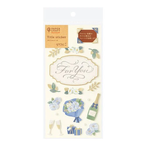 Title Greeting Stickers / MIDORI - Image 6