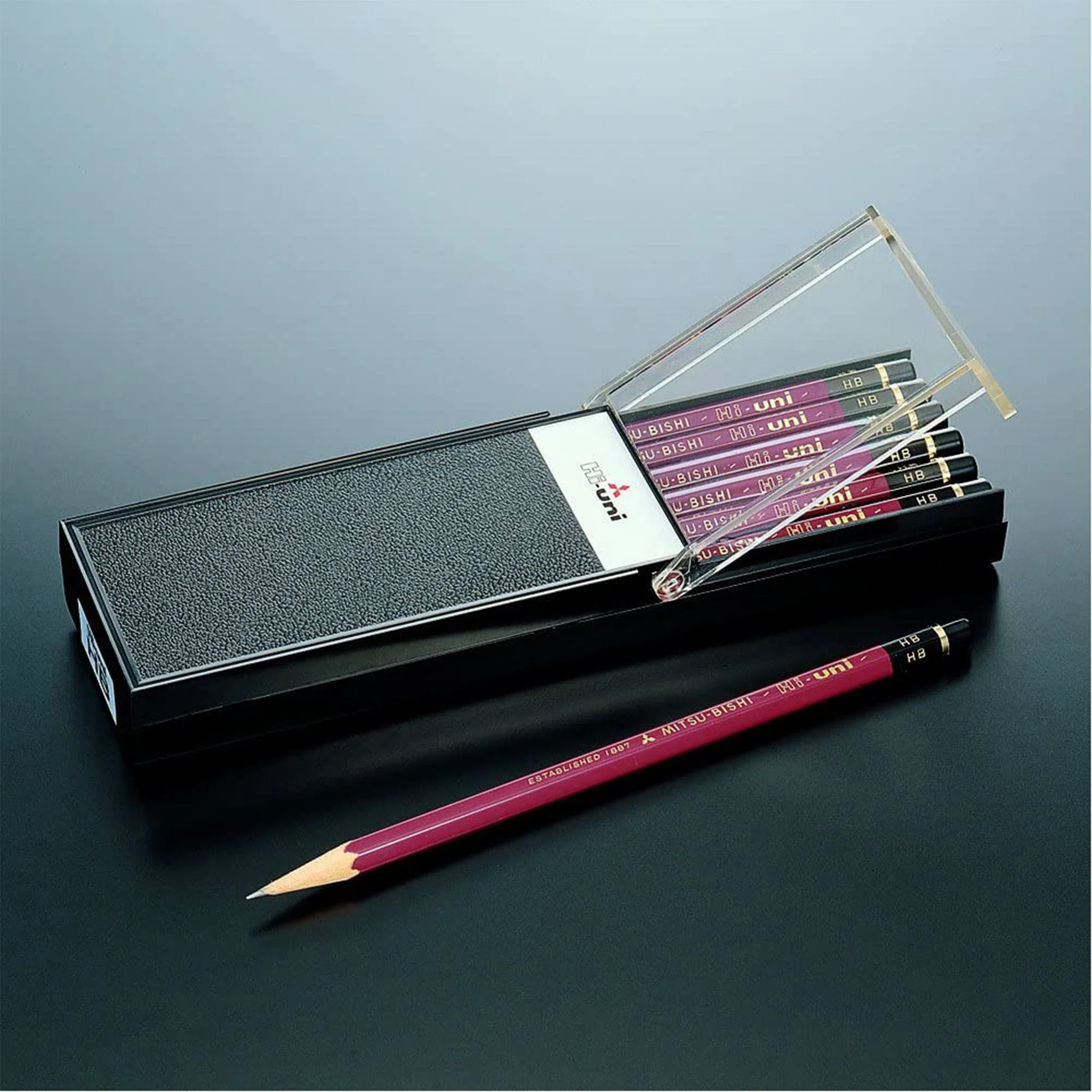 Hi-uni Wooden Pencils 1 Dozen Pack / uni Mitsubishi Pencil - Image 4