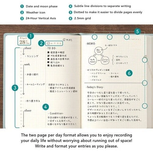 hibino Diary 2026 / MIDORI - Image 7