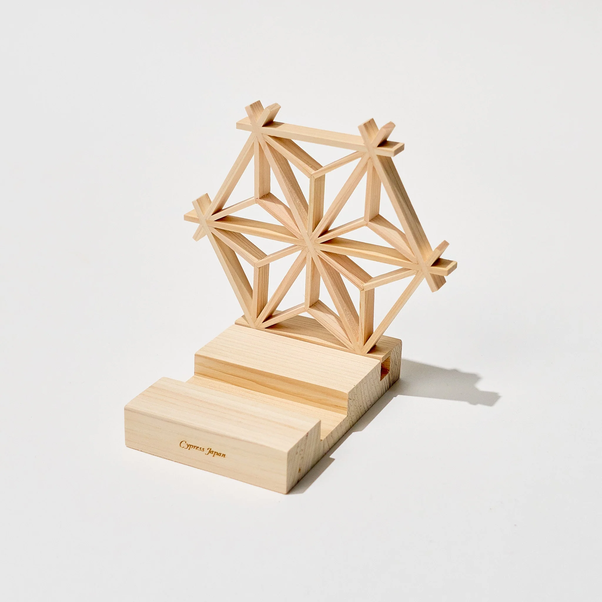 Hinoki Wood Phone Stands / Cypress Japan