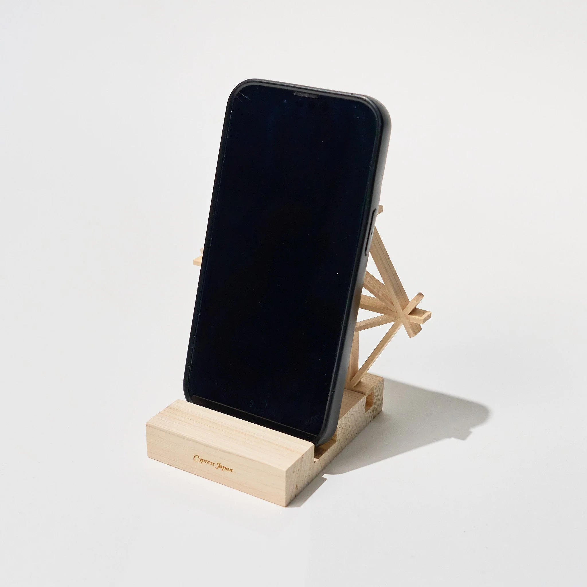 Hinoki Wood Phone Stands / Cypress Japan - Image 2