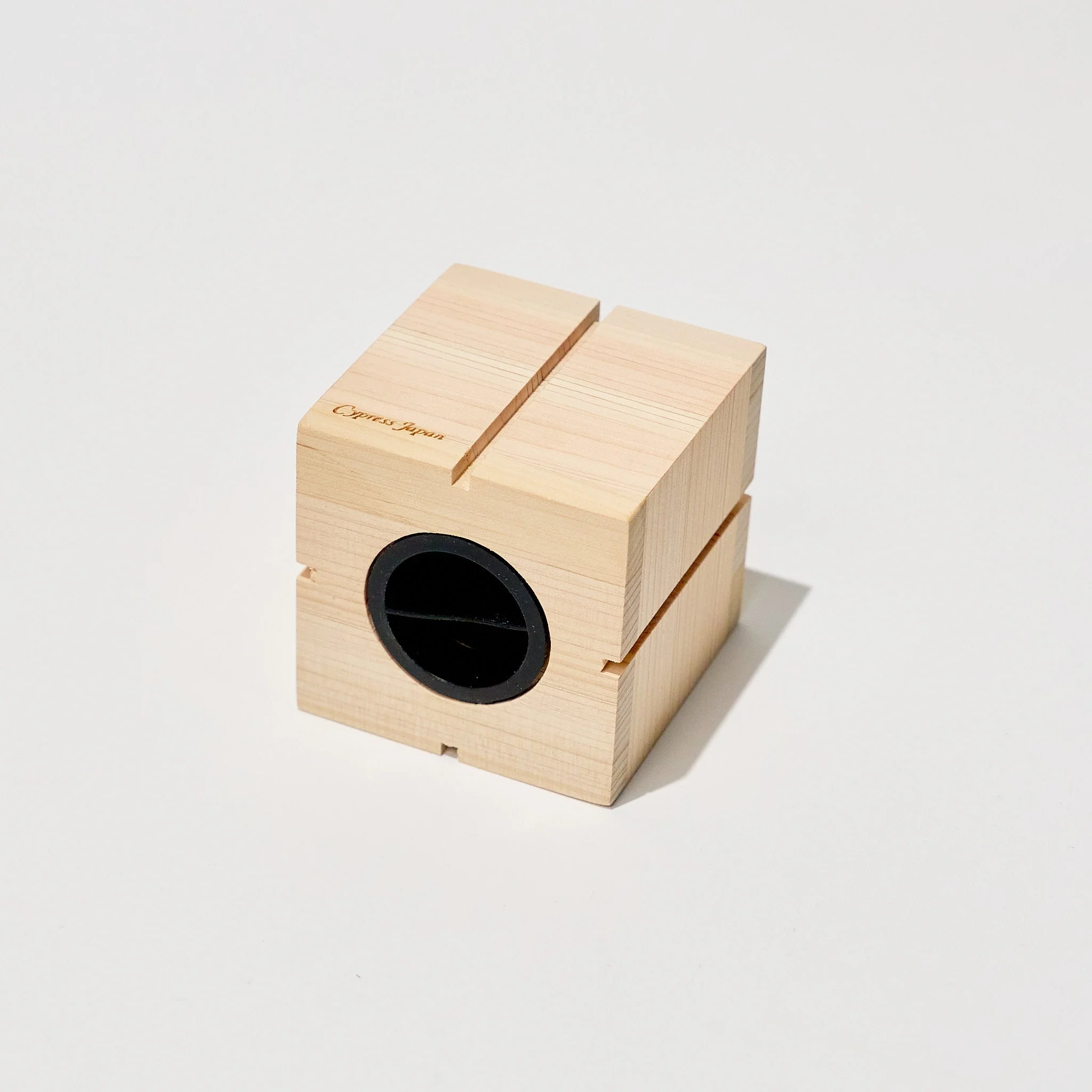 Hinoki Wood Secret Savings Box / Cypress Japan - Image 2