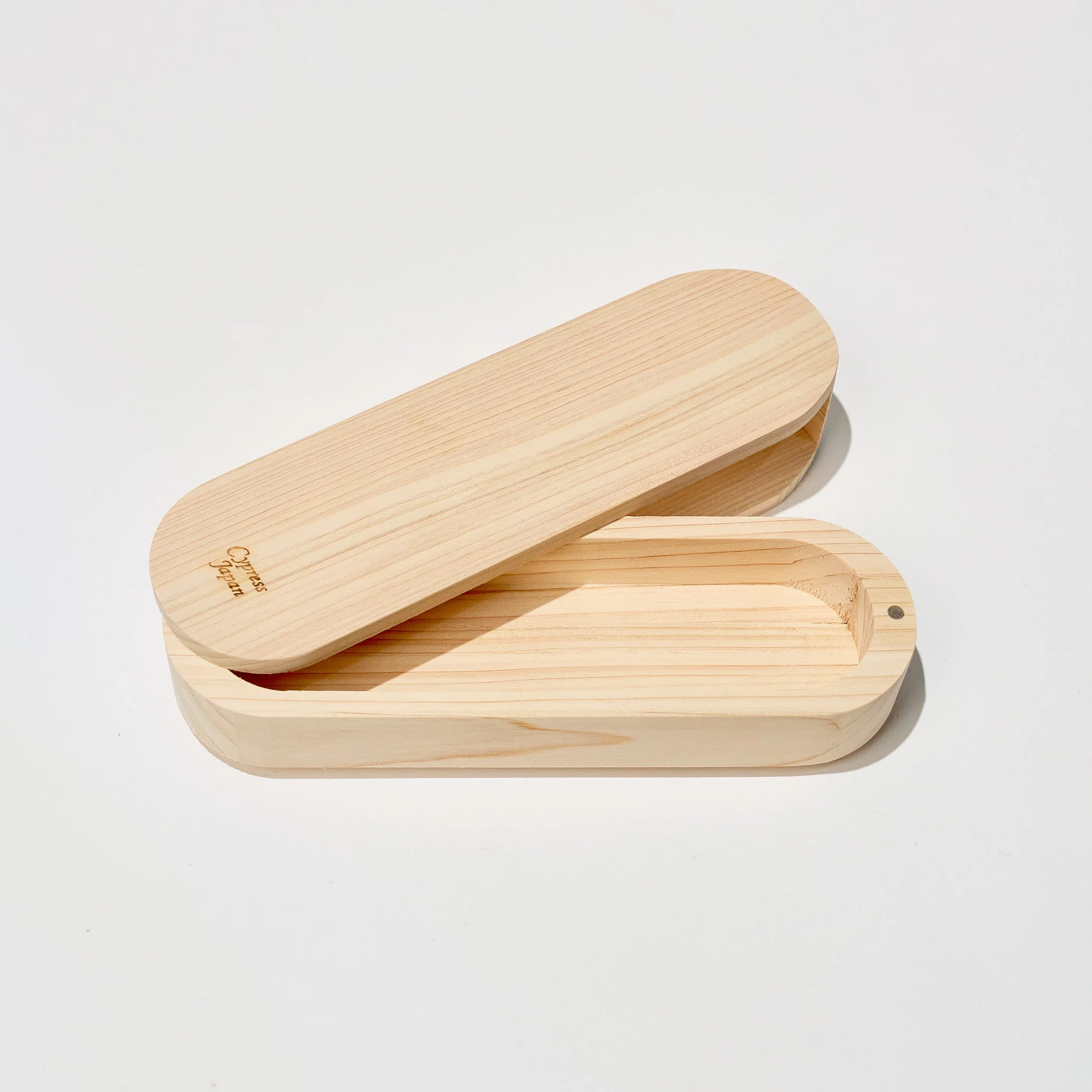 Hinoki Wood Slide Pen Case / Cypress Japan