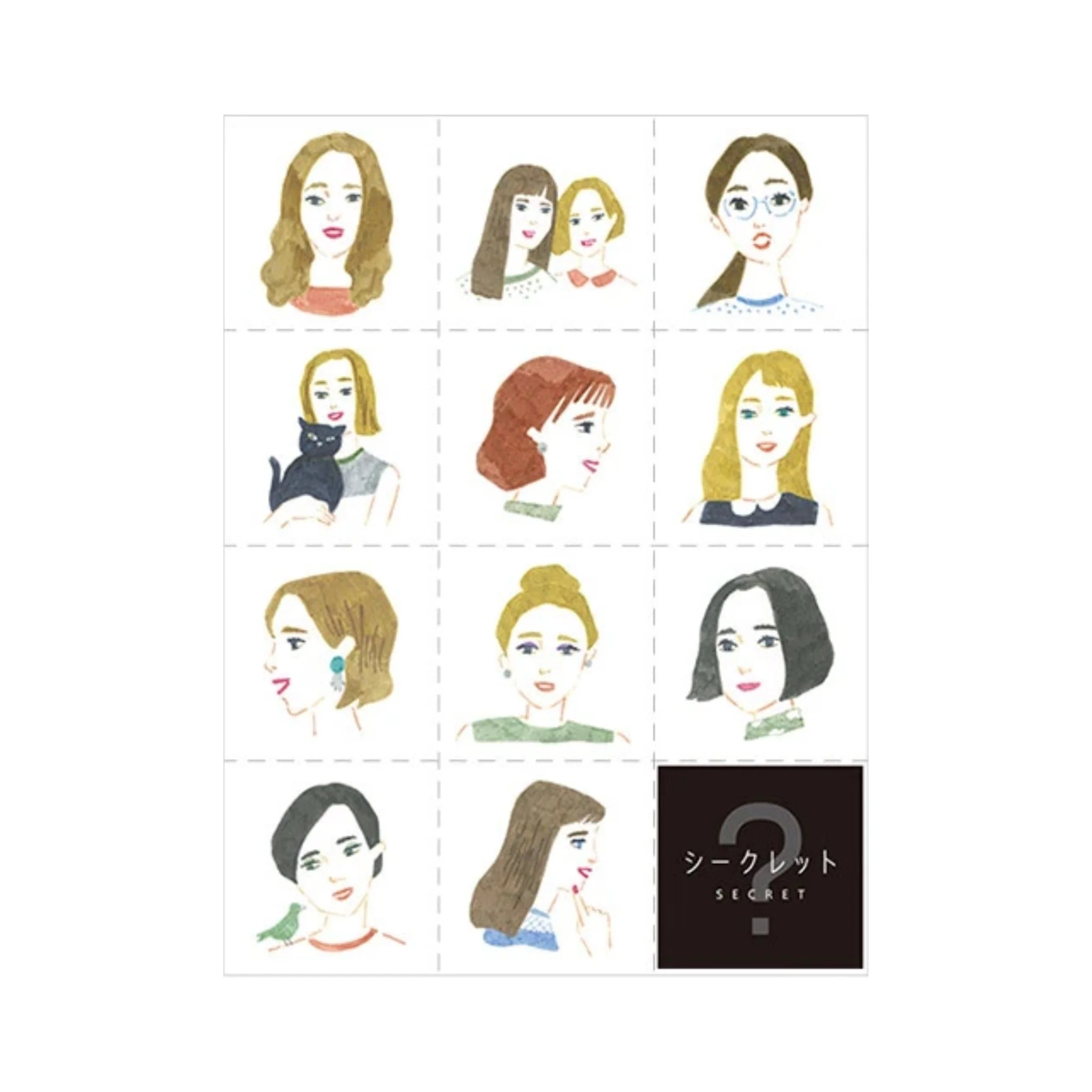 HITOTOKI Large Style Sticker / KING JIM - Image 10