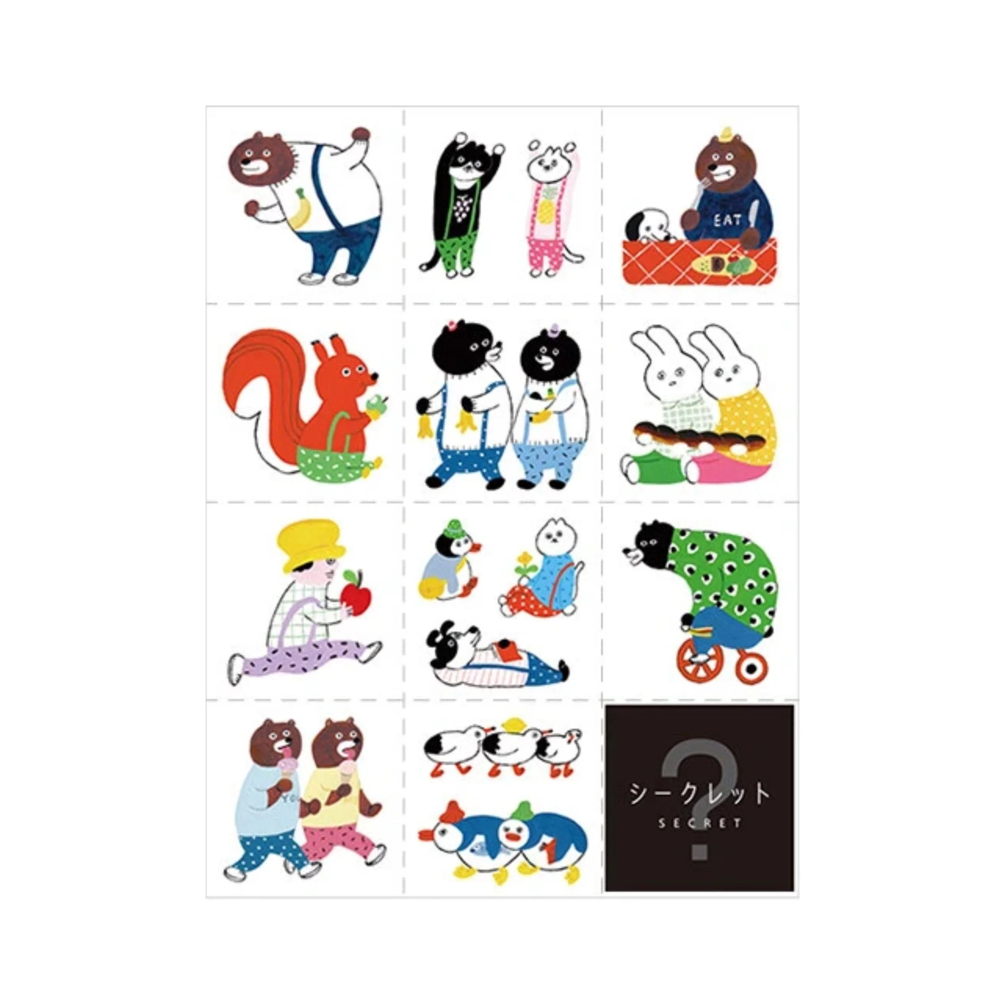 HITOTOKI Large Style Sticker / KING JIM - Image 9