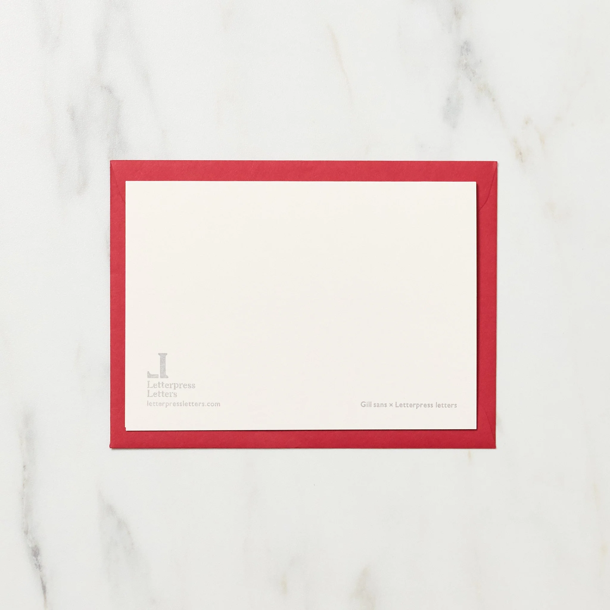 Ho Ho Ho Christmas Card / Letterpress Letters - Image 3