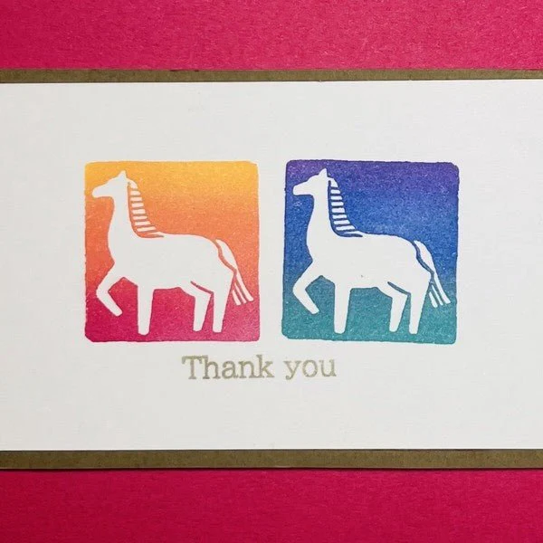 Horse Zodiac Wood Stamp / Morita Inbou - Image 4