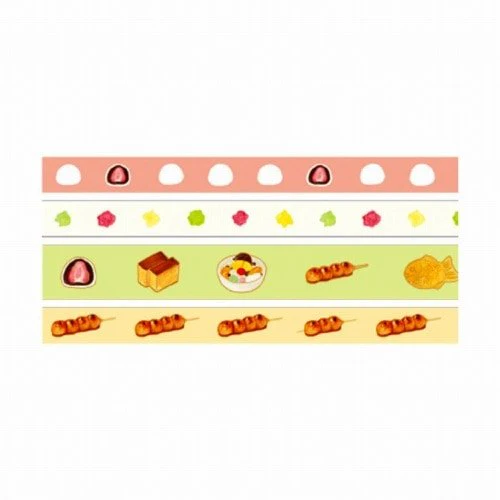 Hosomasu Narrow Masking Tape Set 5m Roll / RYU-RYU - Image 12