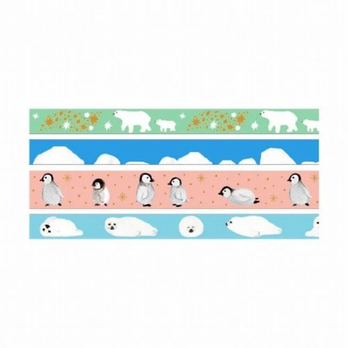 Hosomasu Narrow Masking Tape Set 5m Roll / RYU-RYU - Image 16