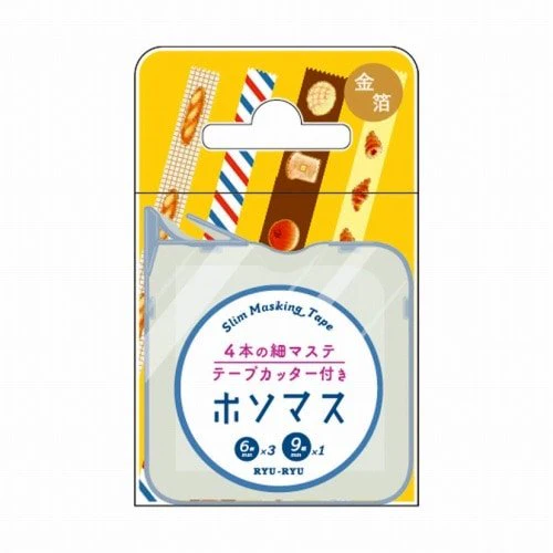 Hosomasu Narrow Masking Tape Set 5m Roll / RYU-RYU - Image 9
