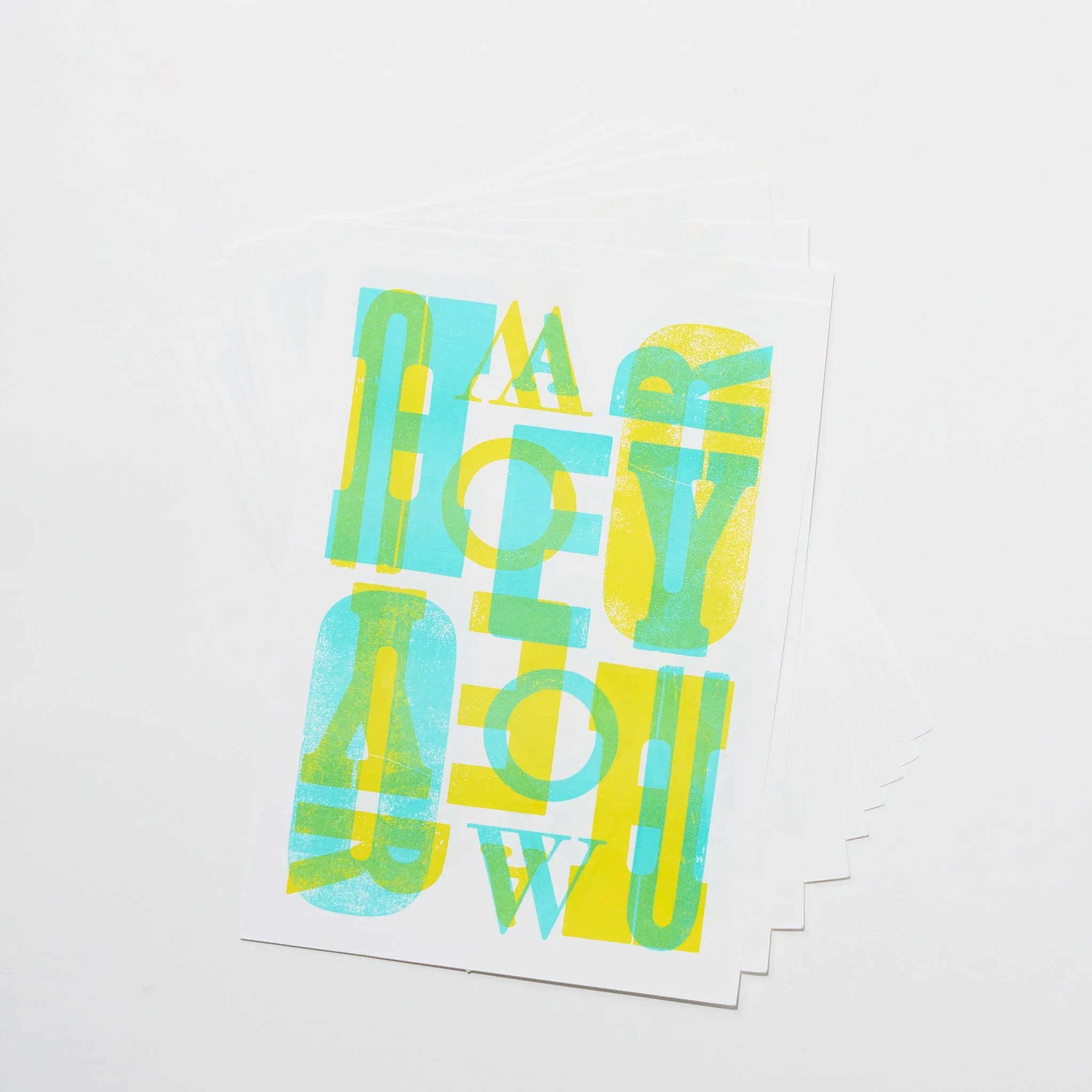 How Are You Letterset / Letterpress Letters - Image 6