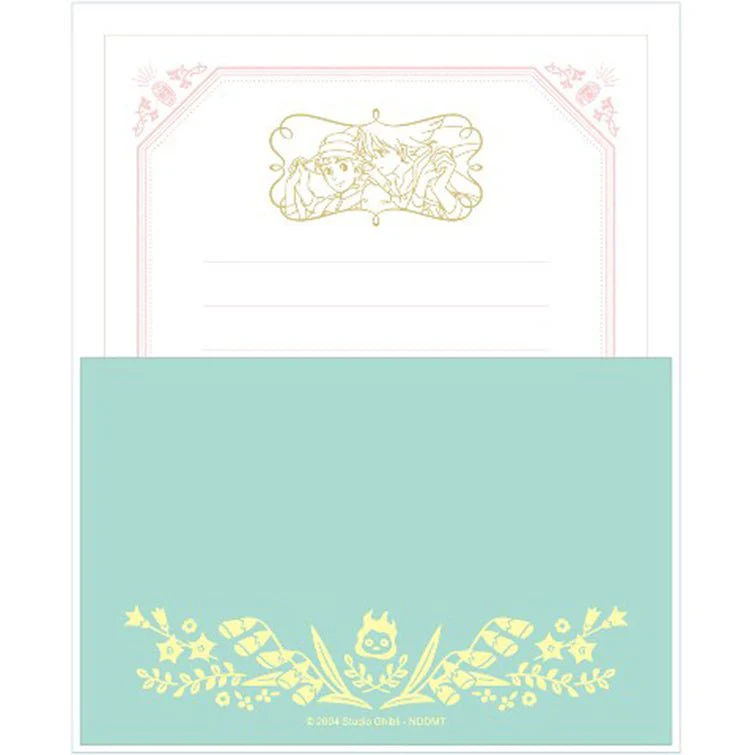 Howl's Moving Castle Foil-Stamped Letter Set / Movic