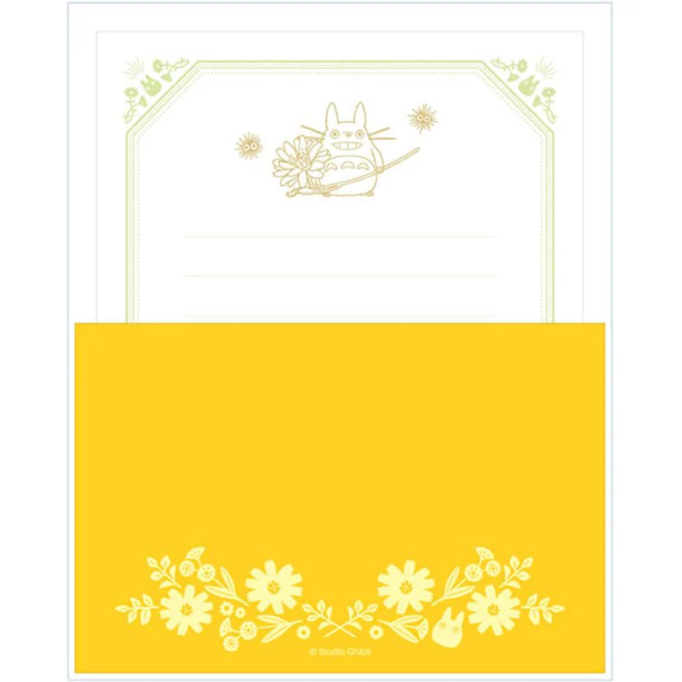 Totoro Foil-Stamped Letter Set / Movic
