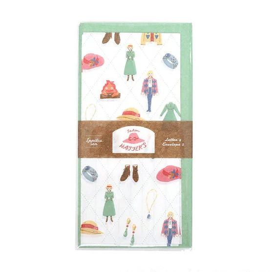 Howl's Moving Castle Hatter's Washi Paper Letter Set / Movic