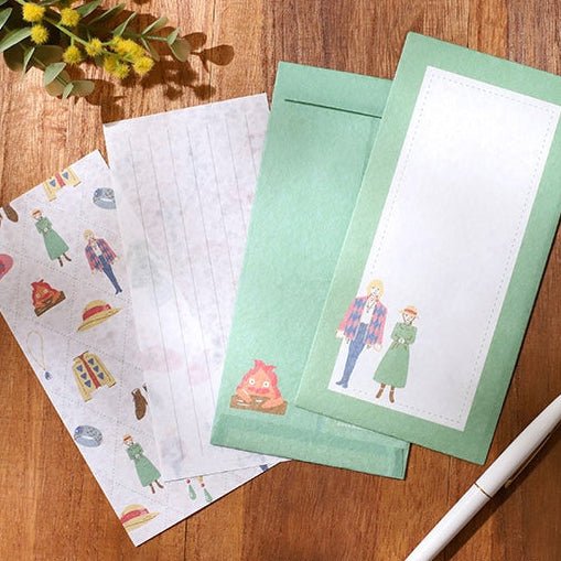 Howl's Moving Castle Hatter's Washi Paper Letter Set / Movic - Image 2