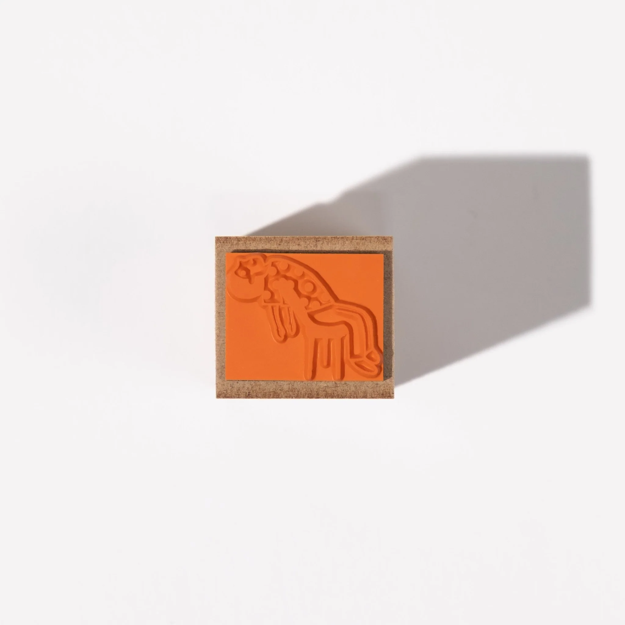 "I Can't Anymore" Humorous Wood Stamp / Morita Inbou - Image 2