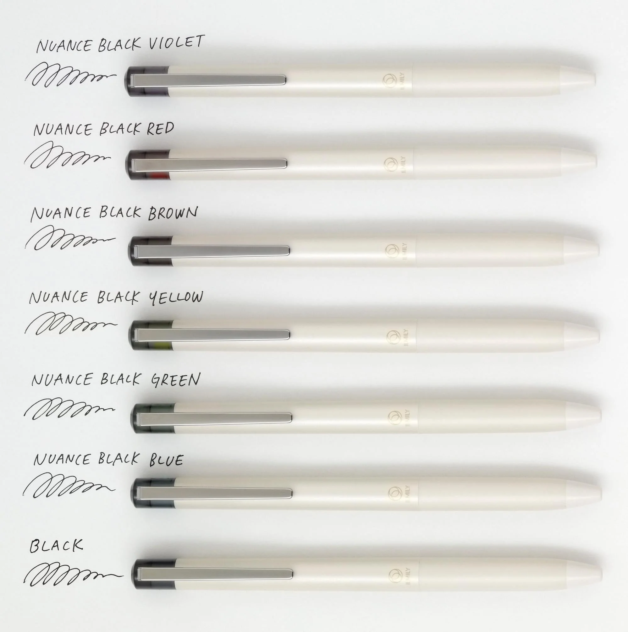 ILMILY NUANCE BLACK Gel Ink Pen & Memo Pad Set / Pilot - Image 9