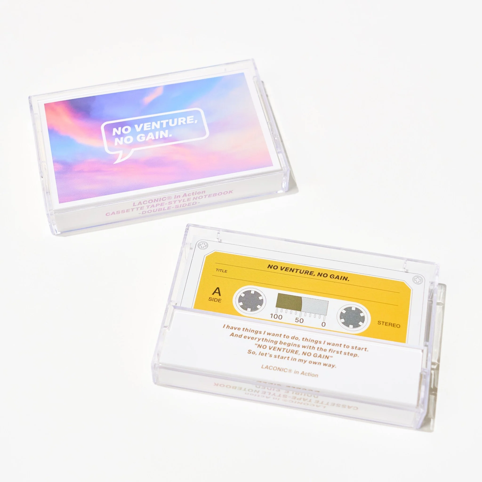 in Action Cassette Tape Style Notebook / LACONIC