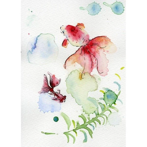 Watercolor Paint With Brush Pen 6 Color Set / Kuretake - Image 5