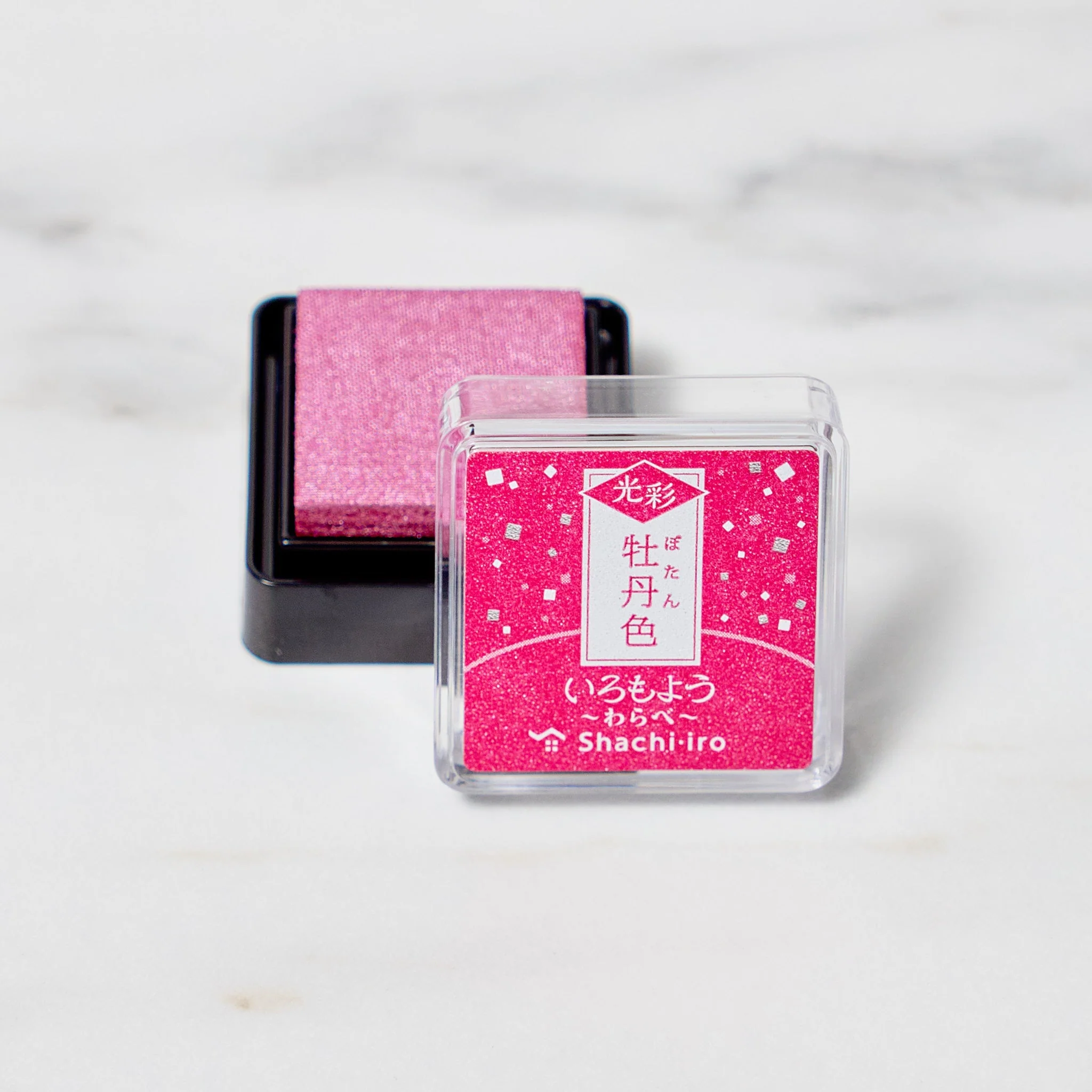 Iromoyo Kosai Warabe Shiny Mini Stamp Pad / Shachihata