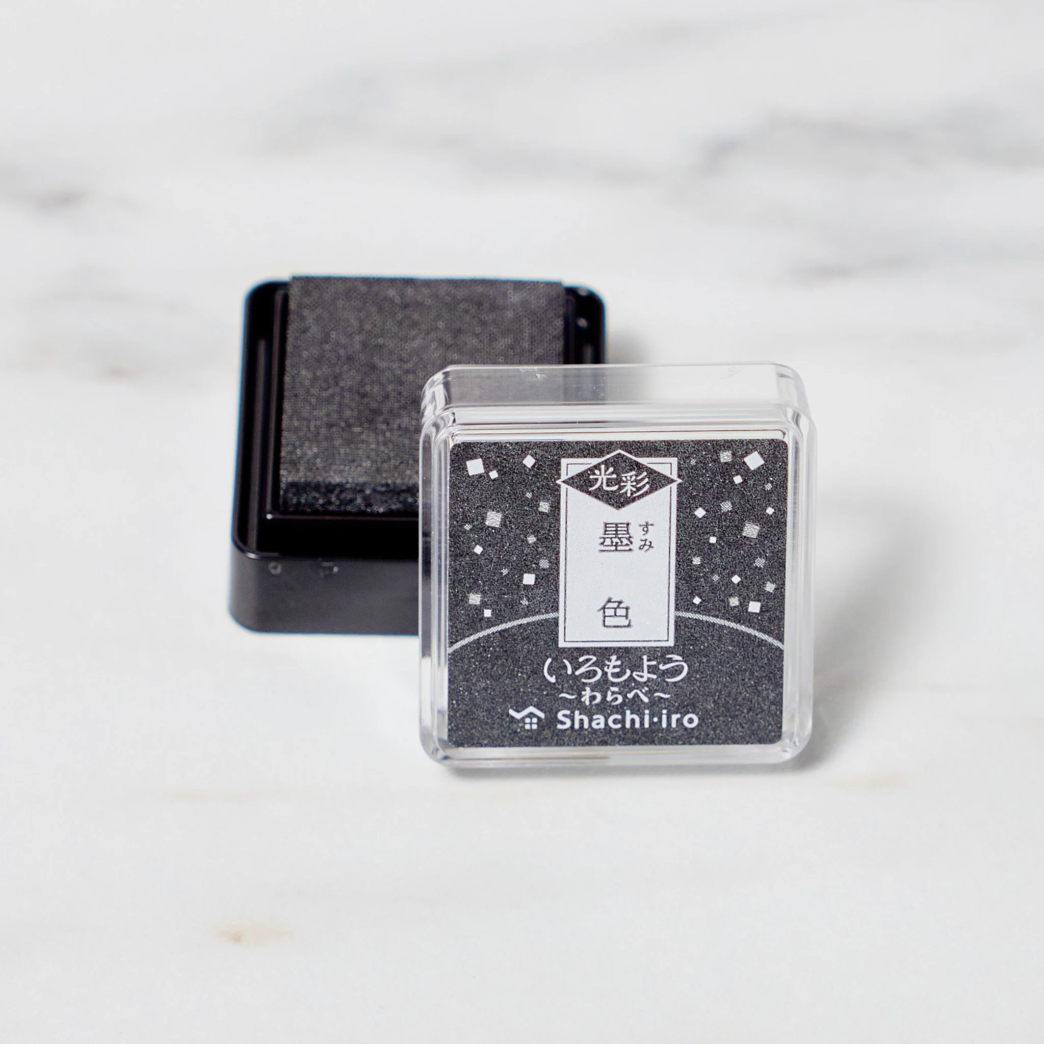 Iromoyo Kosai Warabe Shiny Mini Stamp Pad / Shachihata - Image 3