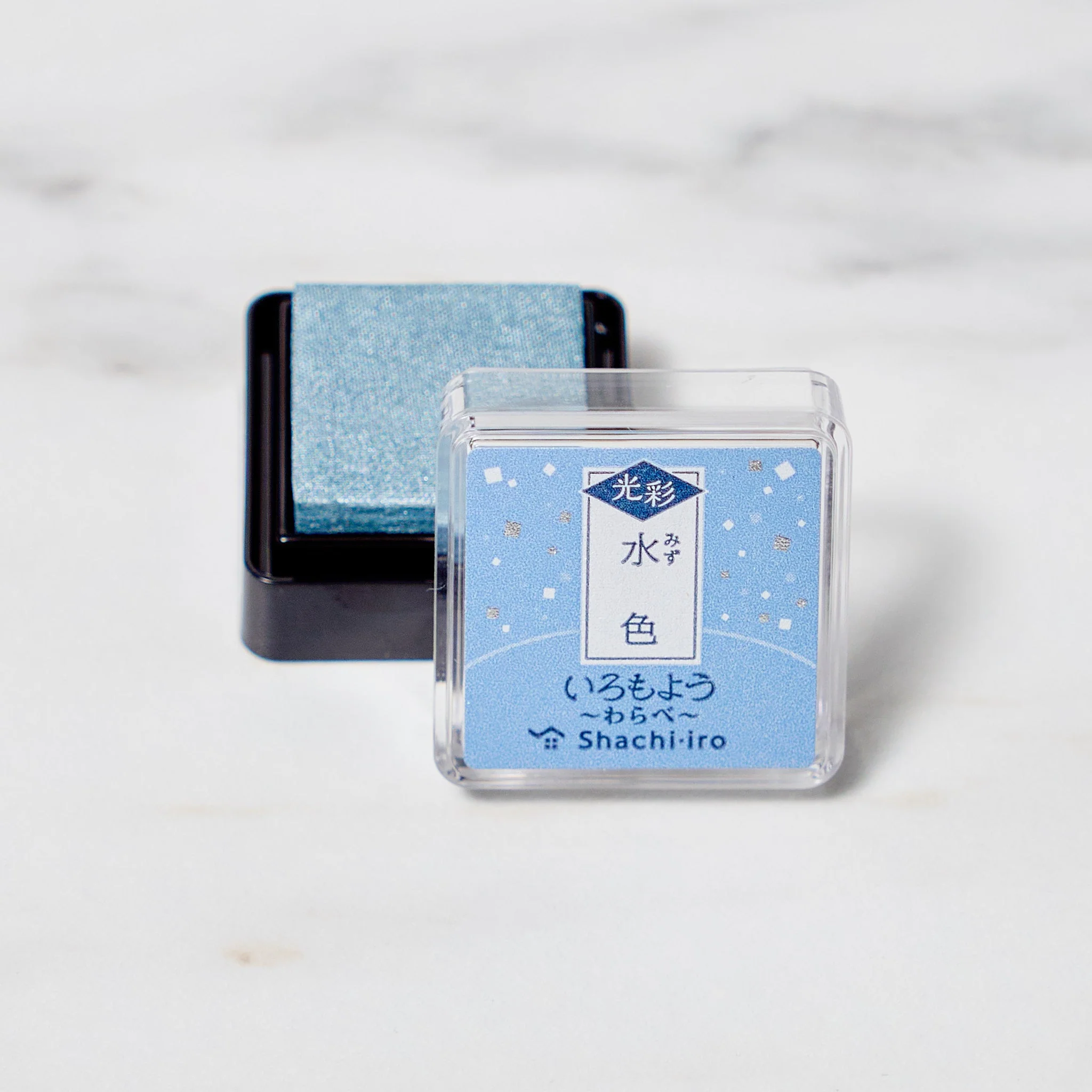 Iromoyo Kosai Warabe Shiny Mini Stamp Pad / Shachihata - Image 7