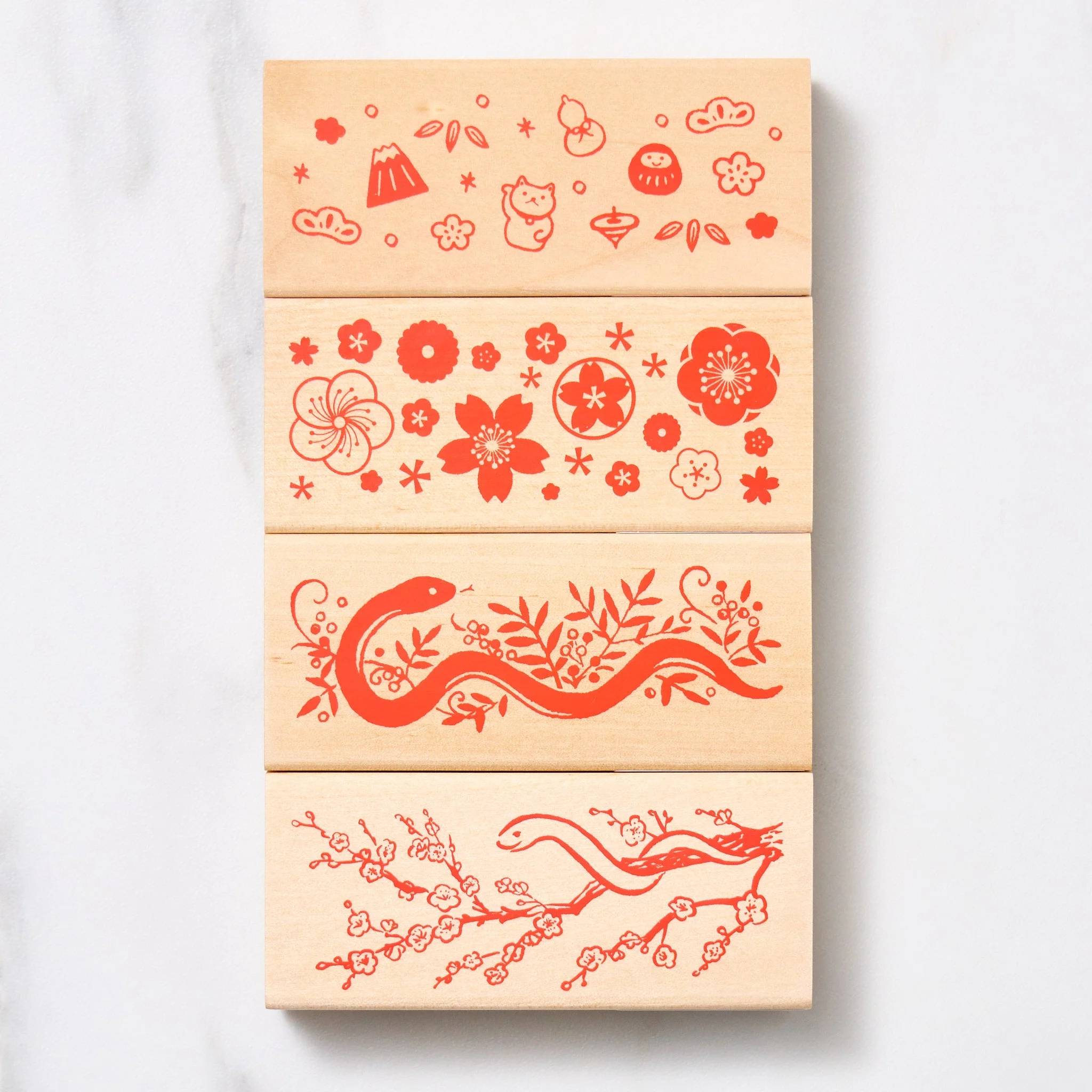 Japanese New Year 2025 Long Stamp / KODOMO NO KAO
