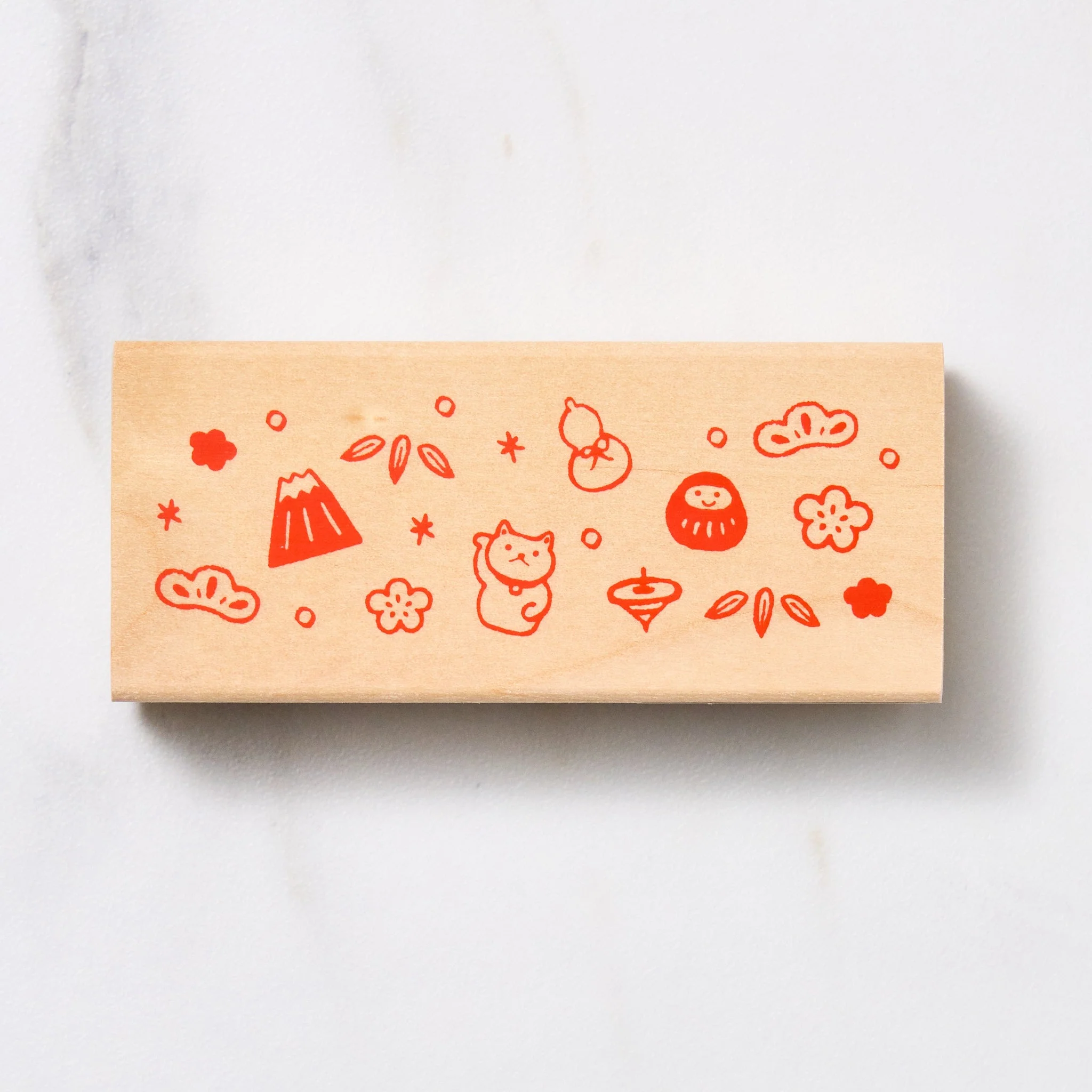 Japanese New Year 2025 Long Stamp / KODOMO NO KAO - Image 2