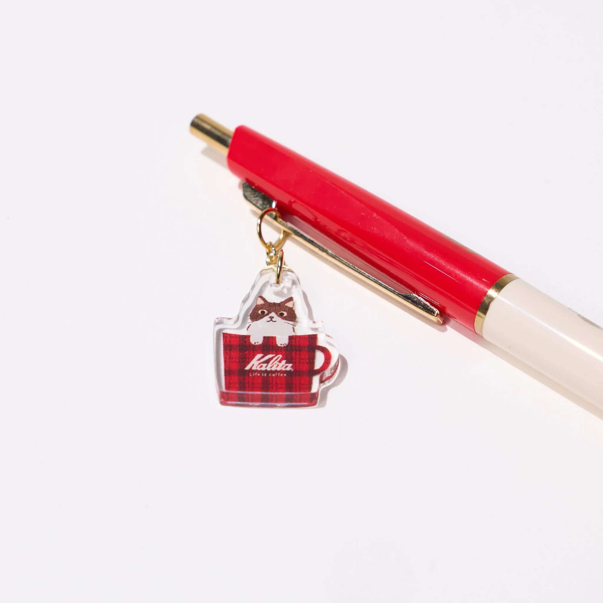Kalita Collaboration Ballpoint Pen with Cat Charm 0.5mm / ANTERIQUE - Image 3
