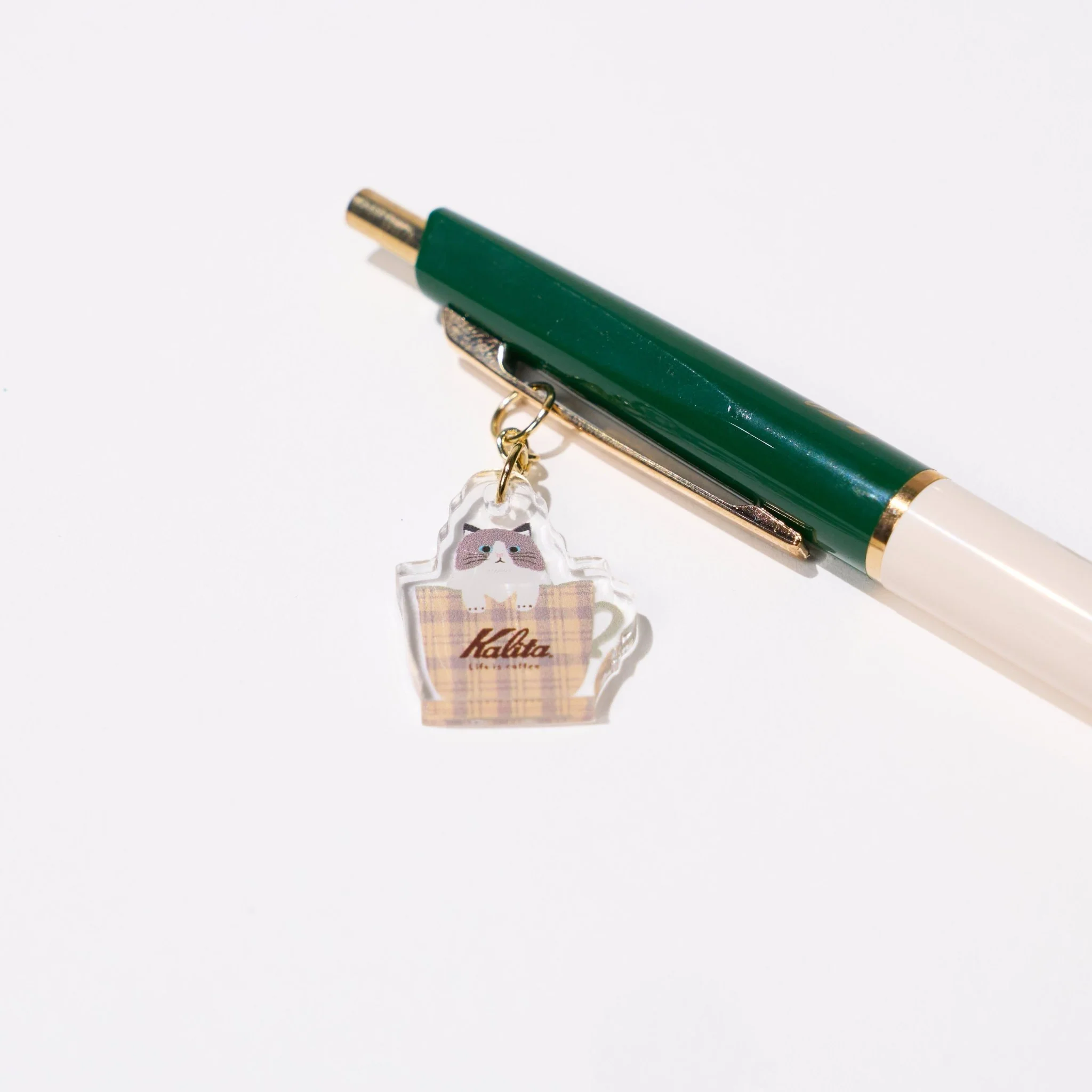 Kalita Collaboration Ballpoint Pen with Cat Charm 0.5mm / ANTERIQUE - Image 5