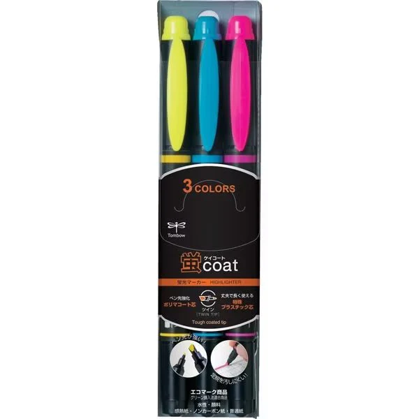 Kei Coat Dual Tip Highlighter Set / Tombow - Image 3