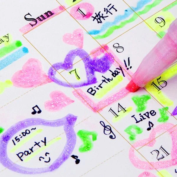 Kirarich Glitter Highlighter / Zebra - Image 4