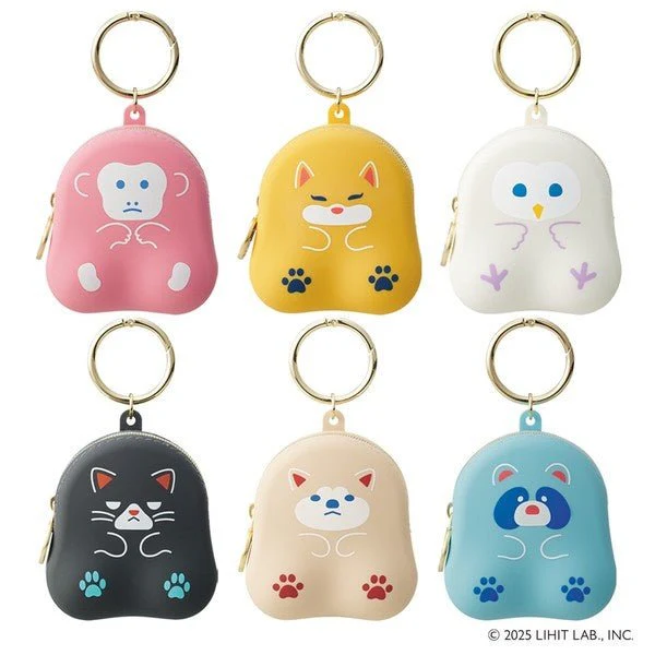 Kissa PuniLabo Osuwari Mini Pouch / LIHIT LAB - Image 9