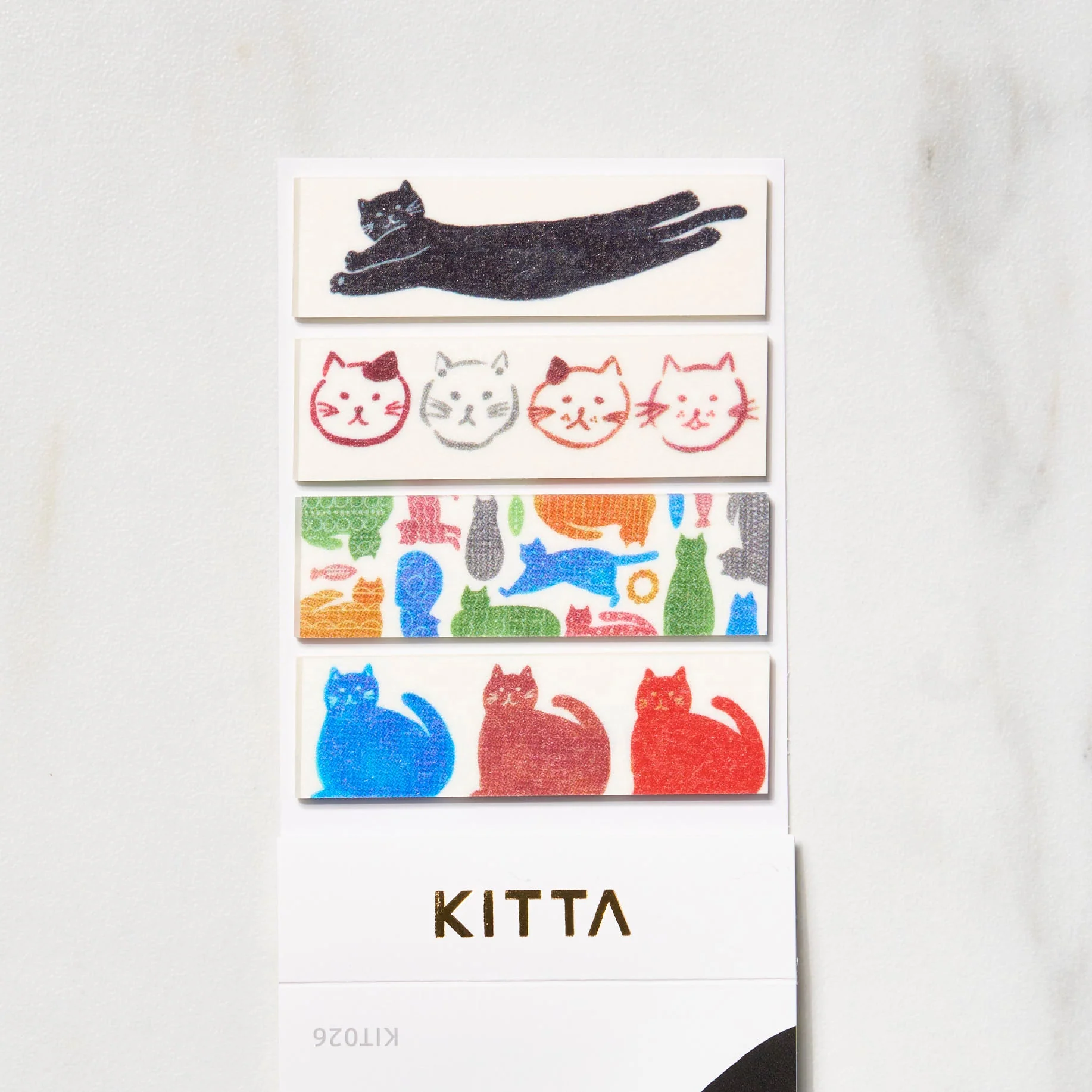 KITTA Basic 2/6 Masking Tape Stickers / KING JIM - Image 4