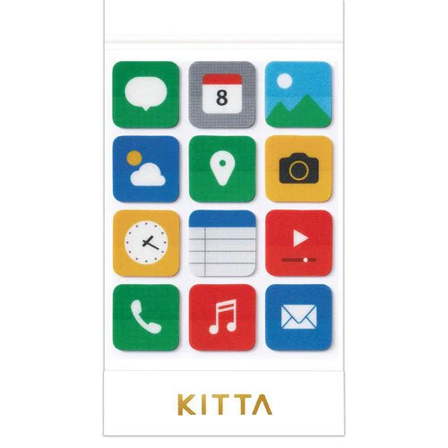 KITTA Icon Style Clear Sticker / KING JIM