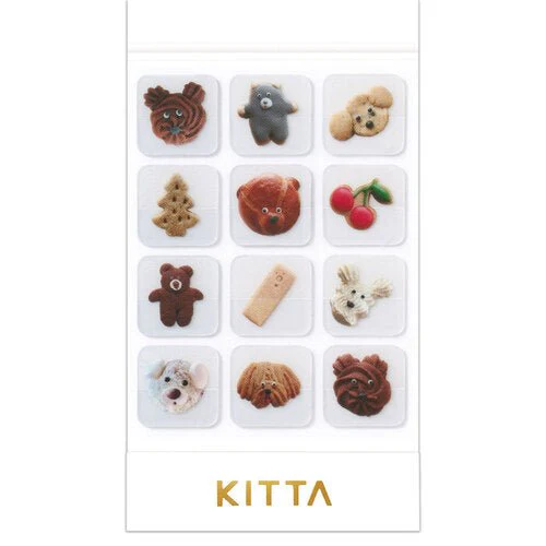 KITTA Icon Style Clear Sticker / KING JIM - Image 2