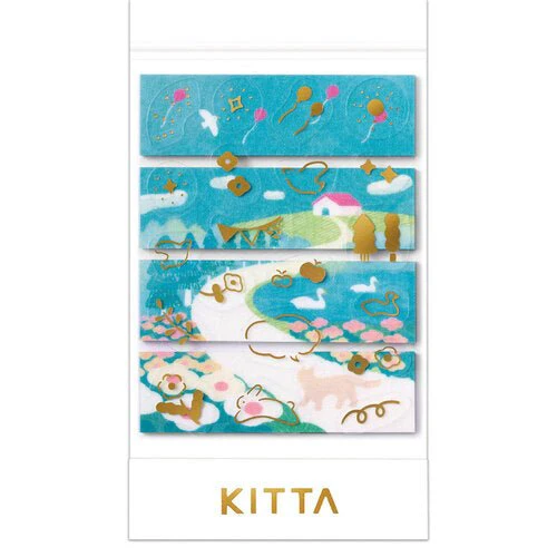 KITTA Collage Masking Tape Sticker / KING JIM