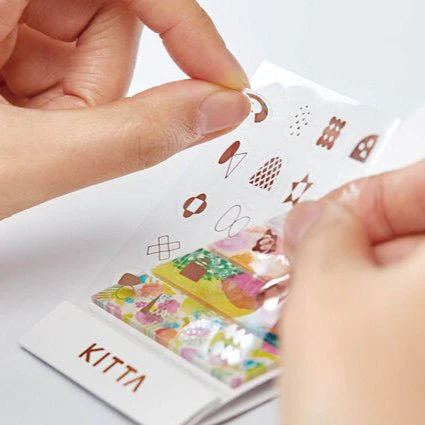 KITTA Collage Masking Tape Sticker / KING JIM - Image 2