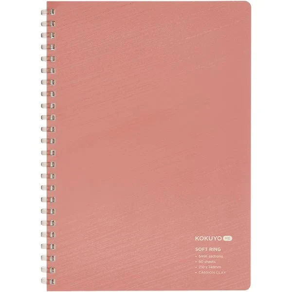 KOKUYO ME A5 Soft Ringed Notebook Grid - Deep Nature / KOKUYO - Image 5