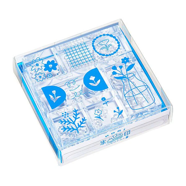 Kori Jirushi Ice Cube Stamp 6-Piece Set / KING JIM - Image 3