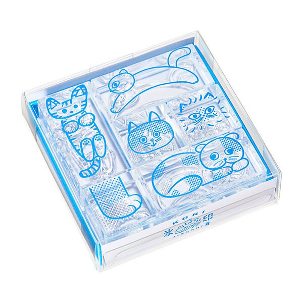 Kori Jirushi Ice Cube Stamp 6-Piece Set / KING JIM - Image 5