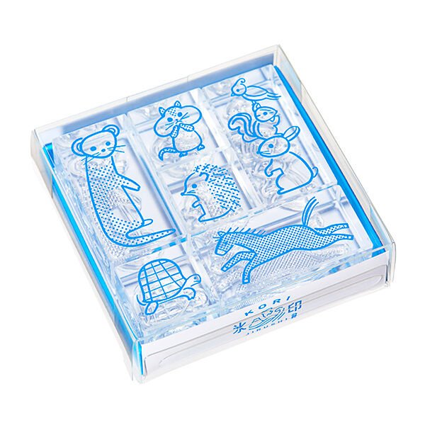 Kori Jirushi Ice Cube Stamp 6-Piece Set / KING JIM - Image 6