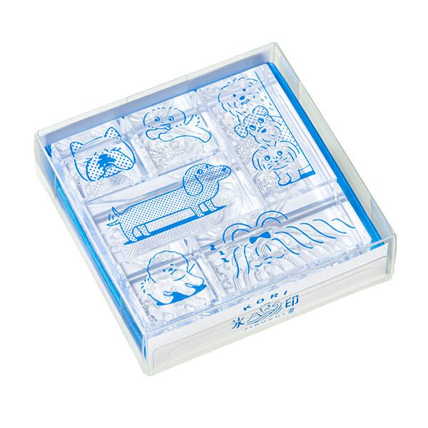 Kori Jirushi Ice Cube Stamp 6-Piece Set / KING JIM - Image 8