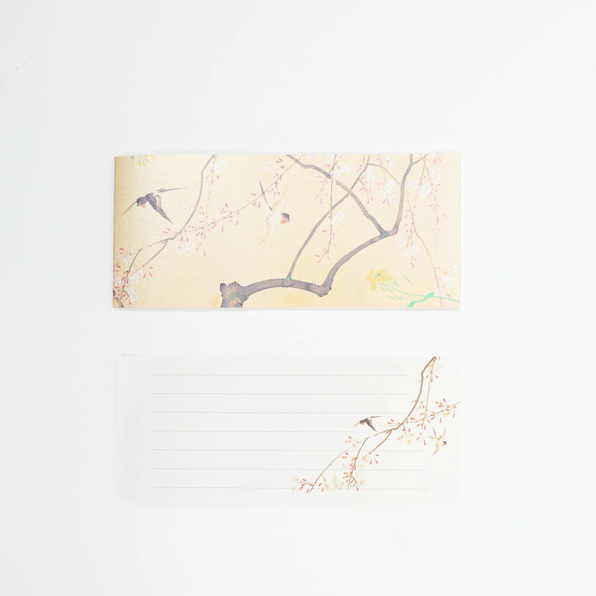 Four Seasons Flowers and Birds Scroll Letter Paper / Benrido