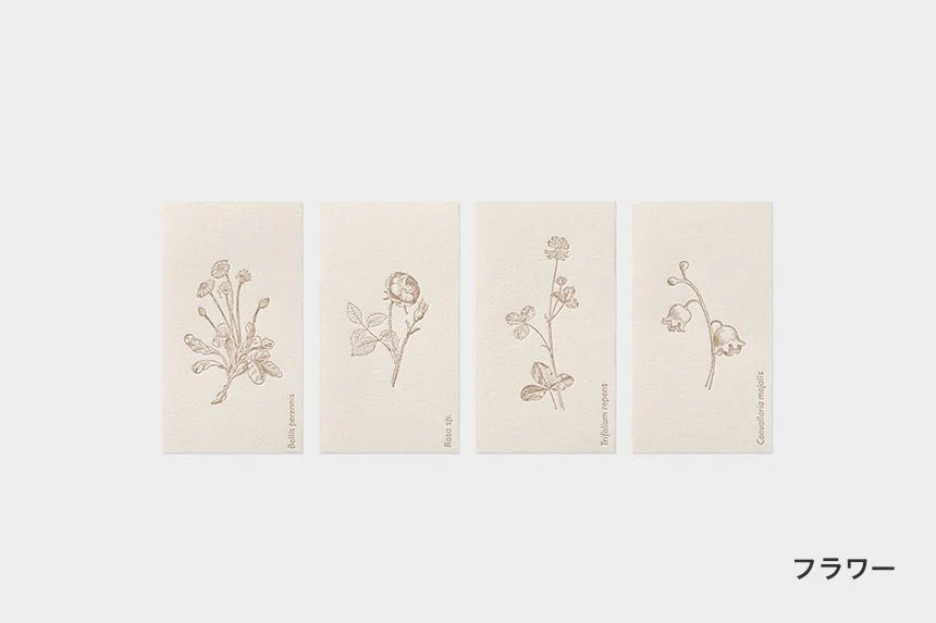 Letterpress Mini Message Cards / TOUCH & FLOW - Image 2