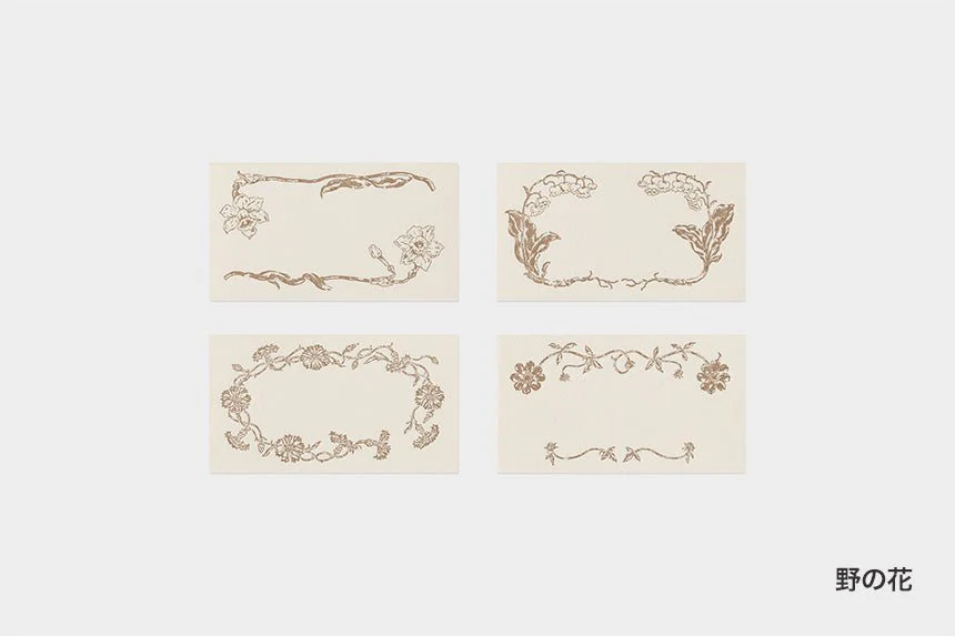 Letterpress Mini Message Cards / TOUCH & FLOW - Image 8